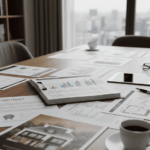 documents financiers posés sur une table